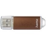 Hama FlashPen Laeta, USB 3.0, 64 GB, hnedý