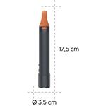 Hama FLX600, LED baterka, hliníková, 600 lm / 250 m, 4 režimy+SOS, IP44, zoom, karabínka, batérie