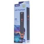 Hama FLX600, LED baterka, hliníková, 600 lm / 250 m, 4 režimy+SOS, IP44, zoom, karabínka, batérie