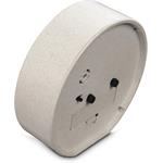 Hama Fuerteventura, budík, priemer 12 cm, 3D číslice, tichý, z 20% pšeničnej slamy, béžový