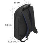 Hama Genua, ruksak na notebook, do 44 cm (17,3"), čierny