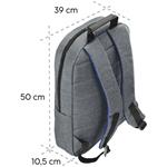 Hama Genua, ruksak na notebook, do 44 cm (17,3"), šedý