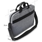 Hama Genua, taška na notebook, do 40 cm (15,6"), šedá