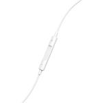 Hama Glow II, slúchadlá s mikrofónom Lightning, kôstky, biele