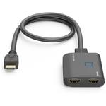 Hama HDMI 4K rozbočovač, 1 vstup, 2 výstupy, (rozbalené)