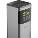 Hama High Power 150 W, powerbanka, 24000 mAh, 2x USB-C, 1x USB-A, PD, QC, displej