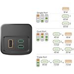 Hama High Power 65 W, powerbanka, 20000 mAh, 2x USB-C, 1x USB-A, PD, QC, displej