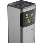 Hama High Power 65 W, powerbanka, 20000 mAh, 2x USB-C, 1x USB-A, PD, QC, displej