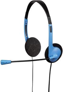 Hama HS-101, slúchadlá, čierno-modrá
