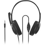 Hama HS-P100 V2 PC Office Headset, slúchadlá, čierne