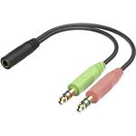 Hama HS-P100 V2 PC Office Headset, slúchadlá, čierne