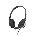 Hama HS-P100 V2 PC Office Headset, slúchadlá, čierne