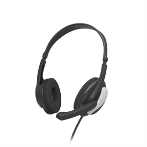 Hama HS-P100 V2 PC Office Headset,  slúchadlá, čierne