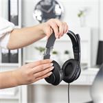 Hama HS-USB300 PC Office Headset, slúchadlá, USB, čierne