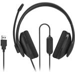 Hama HS-USB300 V2 PC Office Headset, slúchadlá, USB, čierne