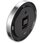 Hama Java, nástenné hodiny, riadené rádiovým signálom, 35 cm, strieborné