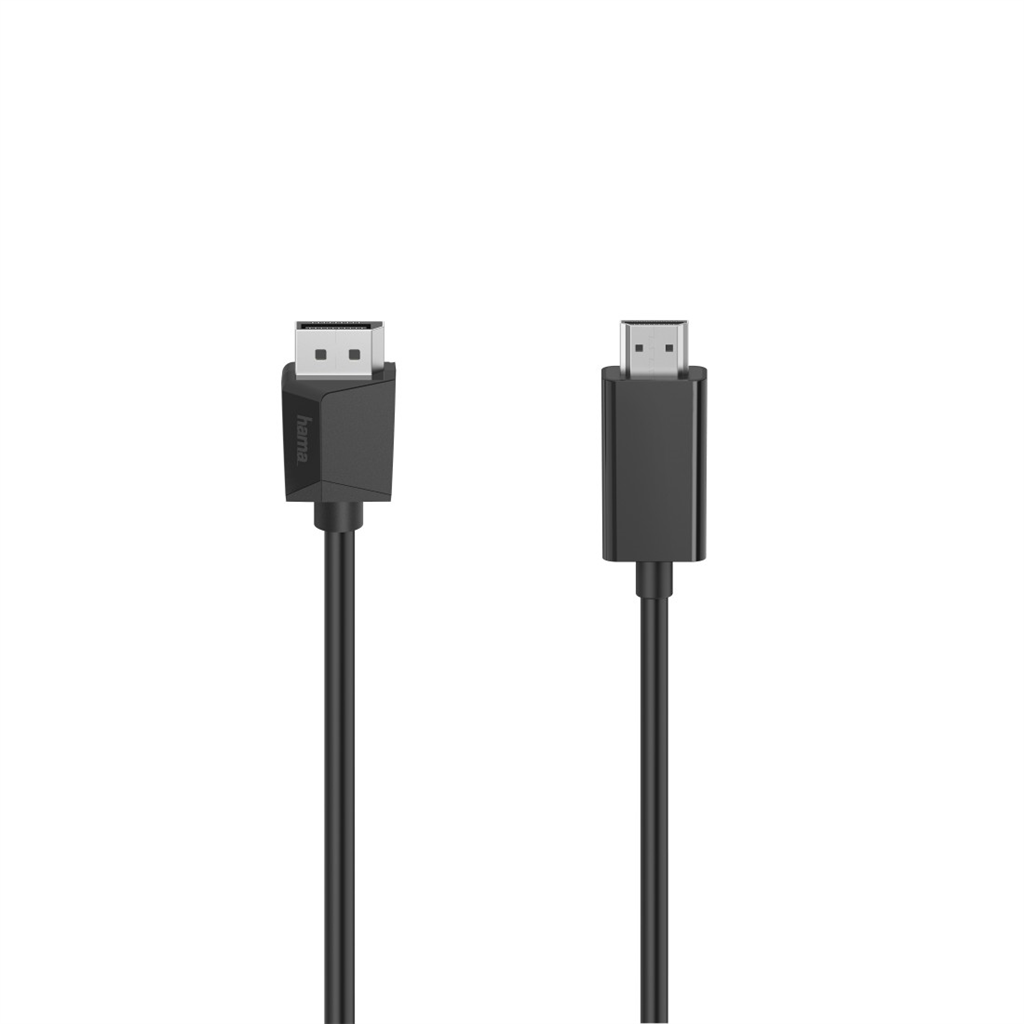 Hama kábel DisplayPort na HDMI, UHD/4K prepojovací, 1,5 m