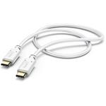 Hama kábel USB-C 2.0 typ C-C 1,5 m, biely