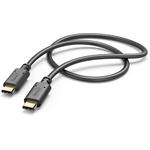 Hama kábel USB-C 2.0 typ C-C 1,5 m, čierny