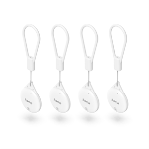 Hama lokalizačný čip/vyhľadávač kľúčov/predmetov, Apple Find My, certifikácia MFi, Bluetooth, 4 ks