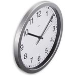 Hama Mallorca, nástenné hodiny, priemer 30 cm, tichý chod, strieborné