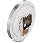 Hama Mauritius, hodiny do kúpeľne, priemer 17 cm, teplomer, prísavky, tichý chod, hliníkové