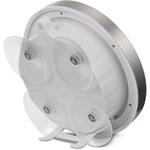 Hama Mauritius, hodiny do kúpeľne, priemer 17 cm, teplomer, prísavky, tichý chod, hliníkové