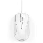 Hama MC-200, optická káblová myš, biela