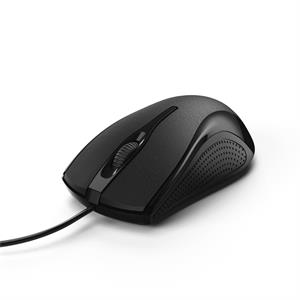 Hama MC-200, optická káblová myš, čierna