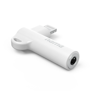 Hama MFi audio adaptér Lightning na jack 3,5 mm pre Apple, aktívny, kompaktný