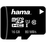 Hama microSDHC 16 GB + adaptér