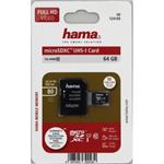 Hama microSDXC 64GB + adaptér