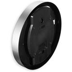 Hama Moorea, nástenné hodiny riadené rádiovým signálom, s dátumom a teplotou, 30 cm, strieborné