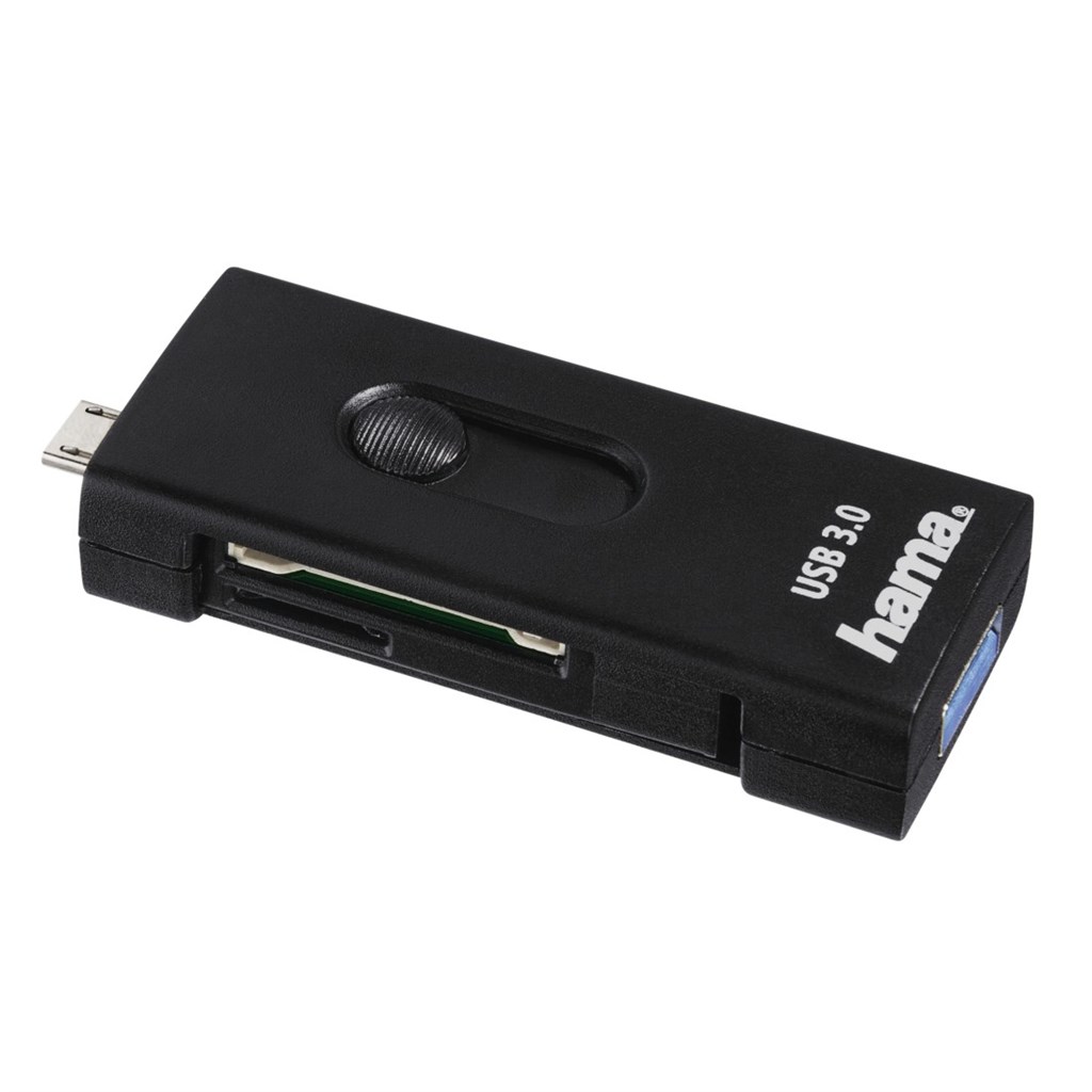 Hama mSD USB 3.0 OTG, čítačka kariet pre smartfóny/tablety