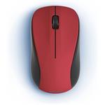 Hama MW-300 V2, bezdrôtová optická myš, tichá, červená