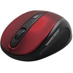 Hama MW-400, bezdrôtová optická myš, červená