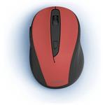 Hama MW-400 V2, bezdrôtová optická myš , ergonomická, červená/čierna