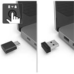 Hama MW-600 bezdrôtová optická myš, USB-A/USB-C, čierna