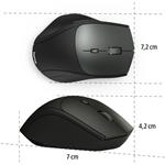 Hama MW-600 bezdrôtová optická myš, USB-A/USB-C, čierna