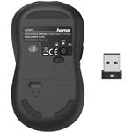 Hama MW-650, USB/Bluetooth, bezdrôtová optická myš, čierna