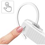 Hama MyVoice1500, Bluetooth headset mono, pre 2 zariadenia, Siri, Google Assist., biely