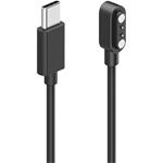 Hama nabíjací kábel pre Hama smart hodinky, magnetický, USB-C, 60 cm, čierny