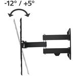 Hama nástenný držiak TV, 400x400, pohyblivý, 25 kg