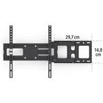 Hama nástenný držiak TV, 400x400, pohyblivý, 35 kg
