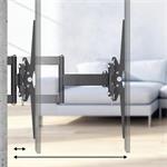Hama nástenný držiak TV až 85", 600x400, pohyblivý, 50 kg