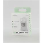 Hama okenný teplomer vnútorný/vonkajší, digitálny, biely