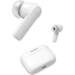 Hama Passion Clear II, bluetooth slúchadlá, štuple, ANC/ENC, TWS, biele