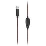 Hama PC Office Headset HS-USB400 V2, slúchadlá, USB, čierne