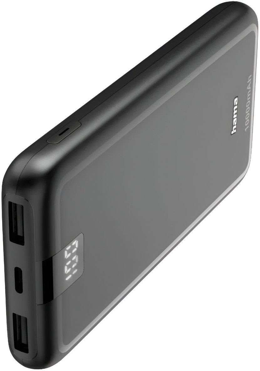 Hama Performance 10, powerbanka 10000 mAh, LED displej