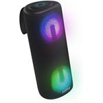 Hama Pipe 3.0, Bluetooth reproduktor, vode odolný podľa IPX5, 24 W, 10 svetelných režimov, čierny